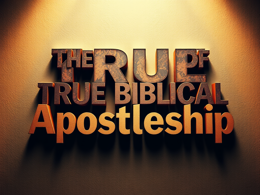 The Foundation of True Biblical Apostleship