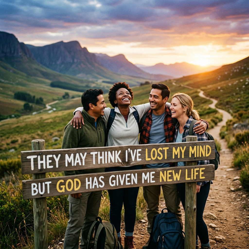 THEY MAY THINK I’VE LOST MY MIND — BUT GOD HAS GIVEN ME NEW LIFE
